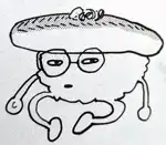 Autoportrait d'Asa Tanuma dans le tome 1 d'Écoute ton cœur, Atami !