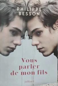 Couverture du roman Vous parler de mon fils de Philippe Besson