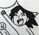 Kaoru Mori dessinée par Kaoru Mori (dans le tome 15 de Bride Stories)