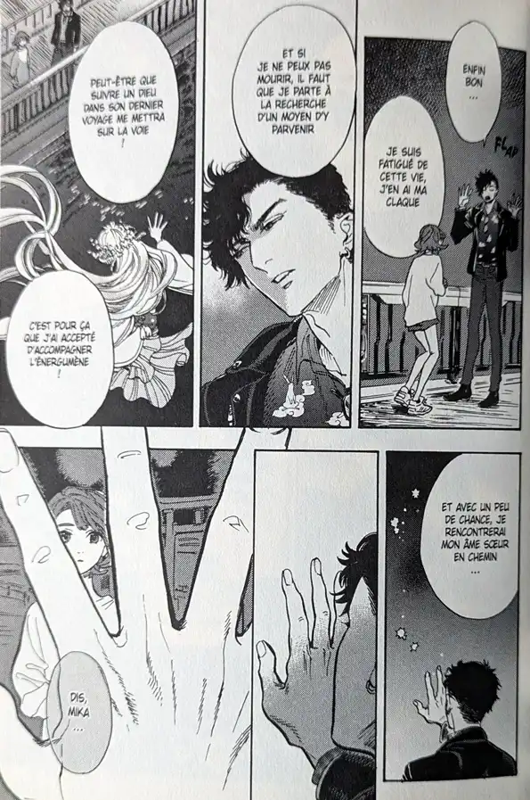 Hibino explique son immortalité qu'il vit comme une malédiction